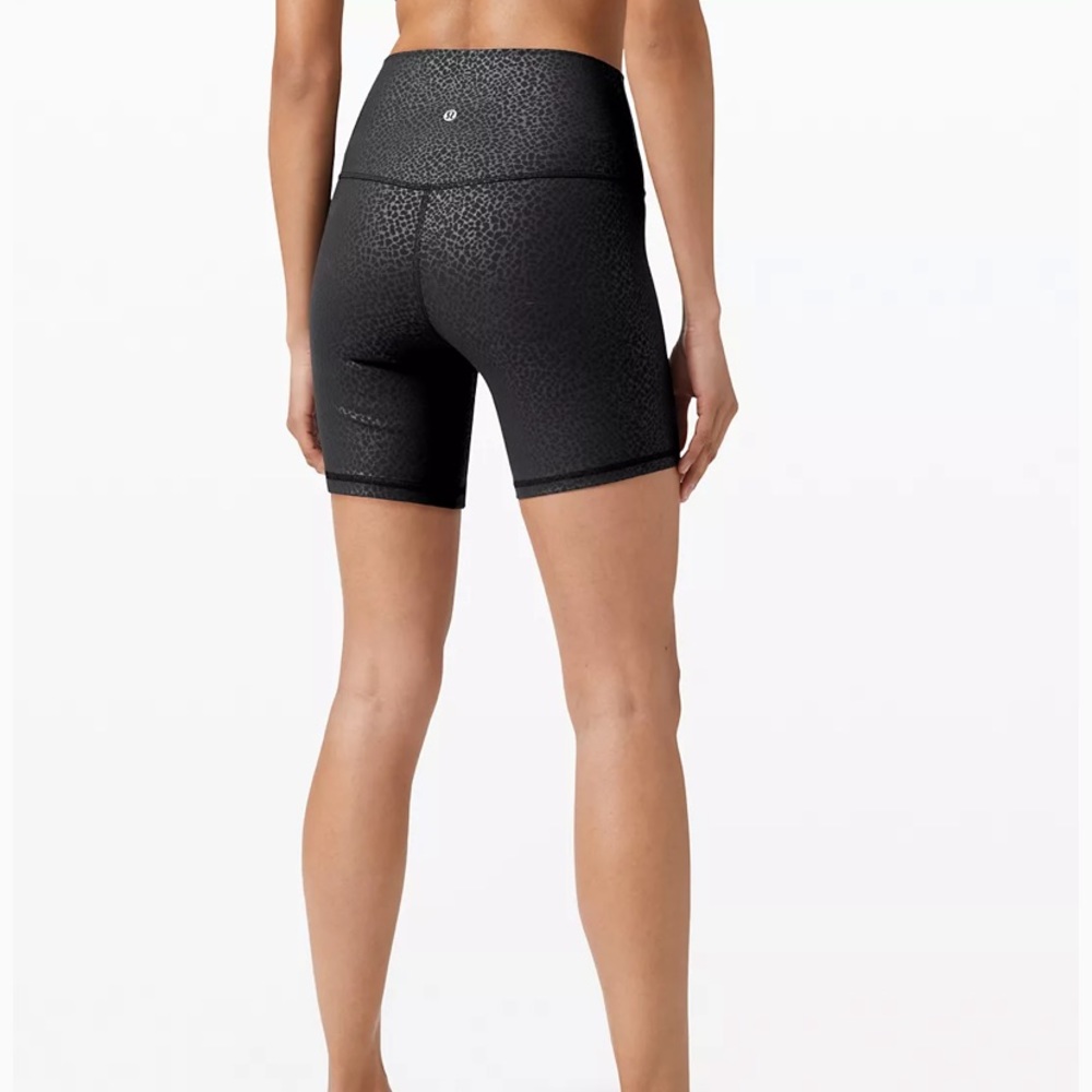 Lululemon Align Short 6” * Formulate Emboss Black - Picture 2 of 4